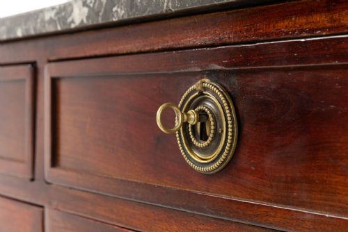 19TH CENTURY FRENCH MAHOGANY SIDE CABINET - ADDITIONAL PHOTO 4