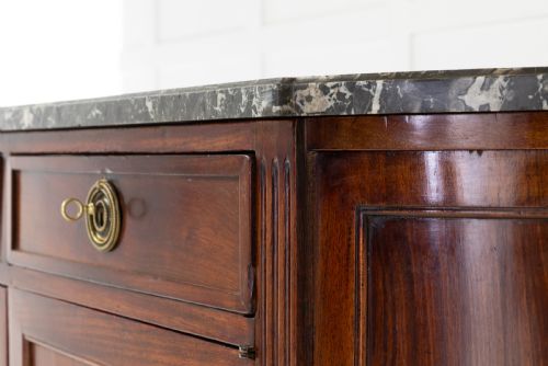 19TH CENTURY FRENCH MAHOGANY SIDE CABINET - ADDITIONAL PHOTO 8
