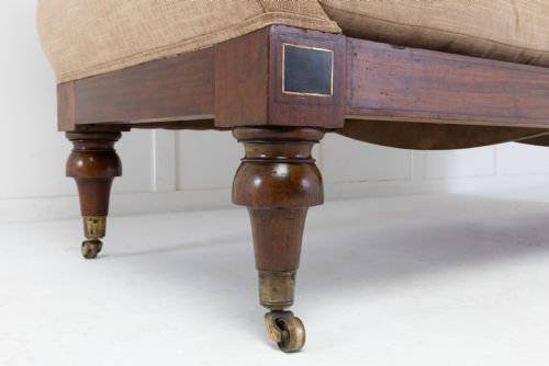 19TH CENTURY REGENCY MAHOGANY SOFA - ADDITIONAL PHOTO 1