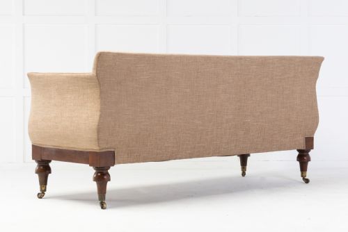 19TH CENTURY REGENCY MAHOGANY SOFA - ADDITIONAL PHOTO 3