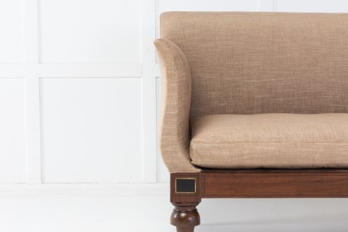 19TH CENTURY REGENCY MAHOGANY SOFA - ADDITIONAL PHOTO 5