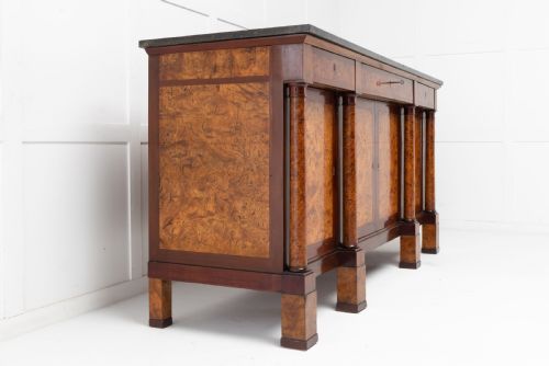 18TH CENTURY FRENCH ASH AND MAHOGANY ENFILARDE - ADDITIONAL PHOTO 1