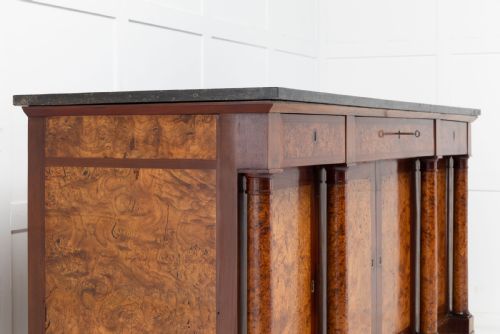 18TH CENTURY FRENCH ASH AND MAHOGANY ENFILARDE - ADDITIONAL PHOTO 2