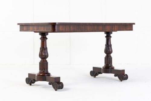early 19th century regency rosewood writing table - CATEGORY: ANTIQUE TABLES - DATED REGENCY