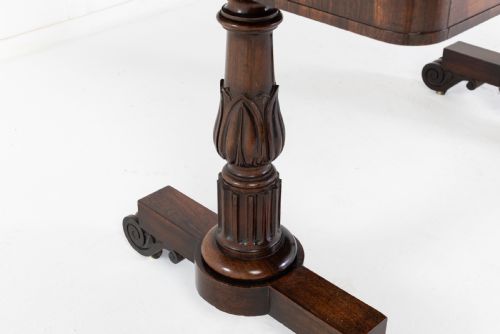 EARLY 19TH CENTURY REGENCY ROSEWOOD WRITING TABLE - ADDITIONAL PHOTO 2