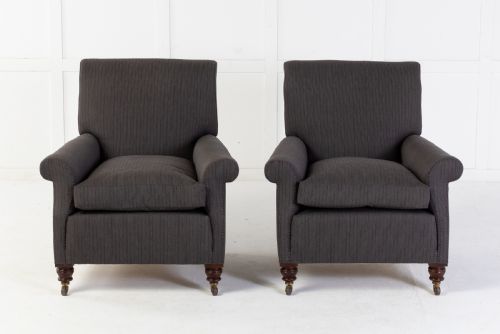 PAIR OF 19TH CENTURY ENGLISH WALNUT ARMCHAIRS - ADDITIONAL PHOTO 2