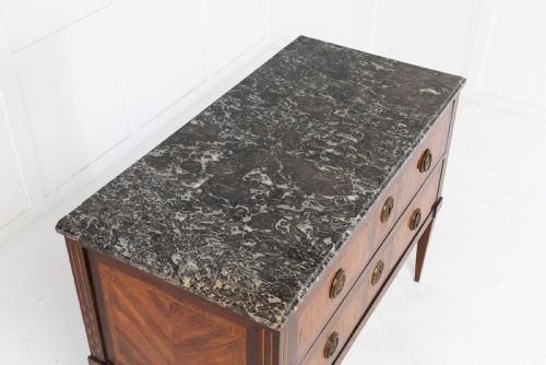 18TH CENTURY FRENCH KINGWOOD AND TULIP COMMODE - ADDITIONAL PHOTO 7
