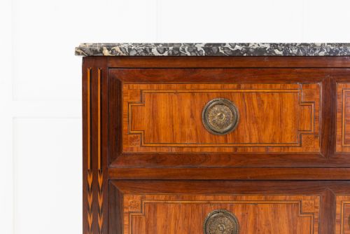 18TH CENTURY FRENCH KINGWOOD AND TULIP COMMODE - ADDITIONAL PHOTO 8