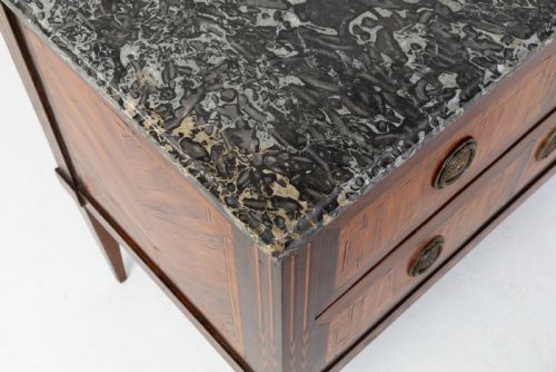 18TH CENTURY FRENCH KINGWOOD AND TULIP COMMODE - ADDITIONAL PHOTO 10