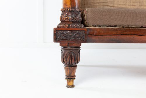 19TH CENTURY REGENCY ROSEWOOD SOFA - ADDITIONAL PHOTO 2