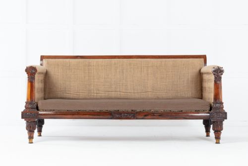 19TH CENTURY REGENCY ROSEWOOD SOFA - ADDITIONAL PHOTO 4