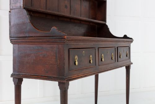 LATE 18THEARLY 19TH CENTURY PINE DRESSER AND RACK - ADDITIONAL PHOTO 1