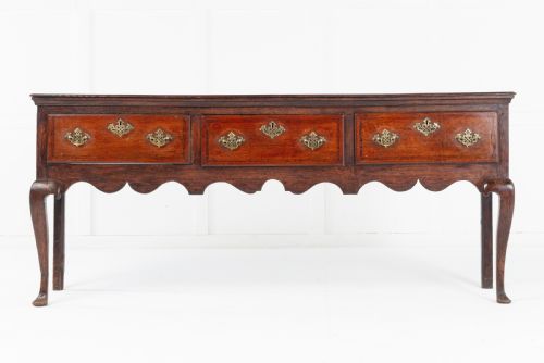 mid 18th century oak dresser base - CATEGORY: ANTIQUE SIDEBOARDS - DATED 18TH CENTURY