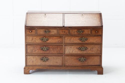 18TH CENTURY ESTATE OAK ASH ENGLISH BUREAU - ADDITIONAL PHOTO 1