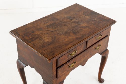 GEORGE I WALNUT CABRIOLE LEG LOWBOY - ADDITIONAL PHOTO 2