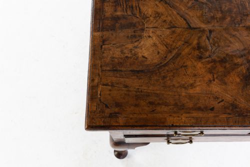 GEORGE I WALNUT CABRIOLE LEG LOWBOY - ADDITIONAL PHOTO 3