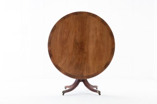 george iii regency mahogany circular centre table - CATEGORY: ANTIQUE TABLES - DATED REGENCY
