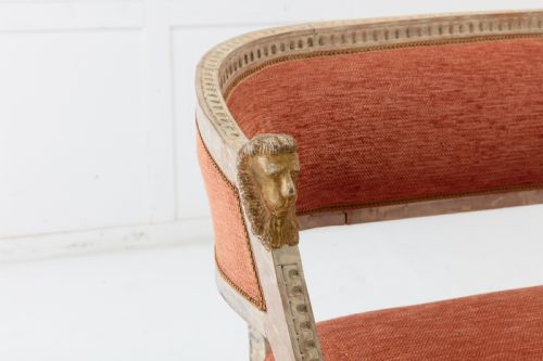 19TH CENTURY SWEDISH PAINTED SOFA - ADDITIONAL PHOTO 2
