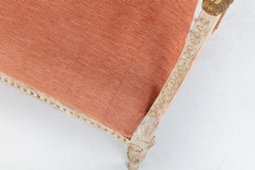 19TH CENTURY SWEDISH PAINTED SOFA - ADDITIONAL PHOTO 6