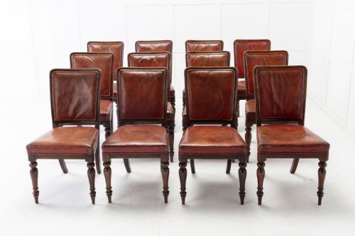 SET OF TWELVE 19TH CENTURY 'HOLLAND SONS' DINING CHAIRS - ADDITIONAL PHOTO 1
