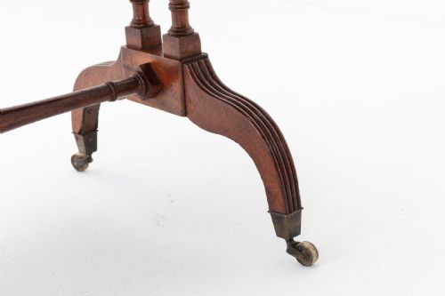 19TH CENTURY ENGLISH REGENCY ROSEWOOD AND PALM WOOD CARD TABLE - ADDITIONAL PHOTO 3