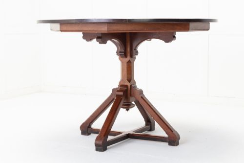 19TH CENTURY FRENCH SPECIMEN INLAID CIRCULAR TABLE - ADDITIONAL PHOTO 1