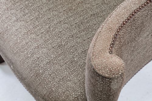 1930S WALNUT WING CHAIR - ADDITIONAL PHOTO 2