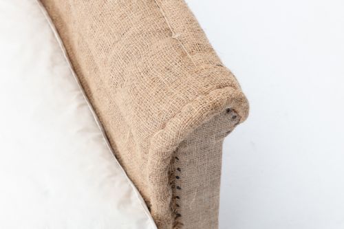 LARGE 19TH CENTURY ENGLISH OAK SOFA - ADDITIONAL PHOTO 3