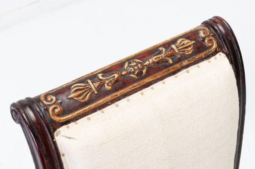 PAIR OF EARLY 19TH CENTURY FRENCH SIDE CHAIRS - ADDITIONAL PHOTO 2