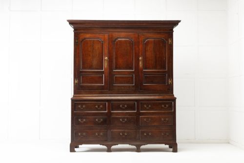18th century english george iii housekeepers cupboard - CATEGORY: ANTIQUE CUPBOARDS - DATED GEORGIAN