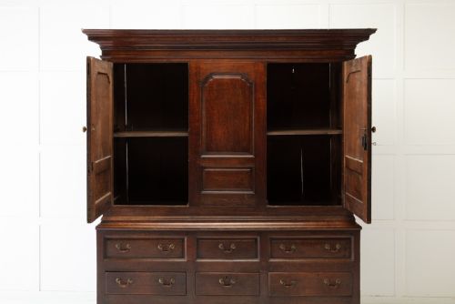 18TH CENTURY ENGLISH GEORGE III HOUSEKEEPERS CUPBOARD - ADDITIONAL PHOTO 3