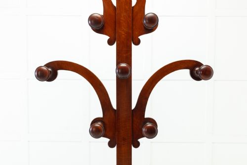 19TH CENTURY OAK 'HALL TREE' COAT UMBRELLA STAND - ADDITIONAL PHOTO 6