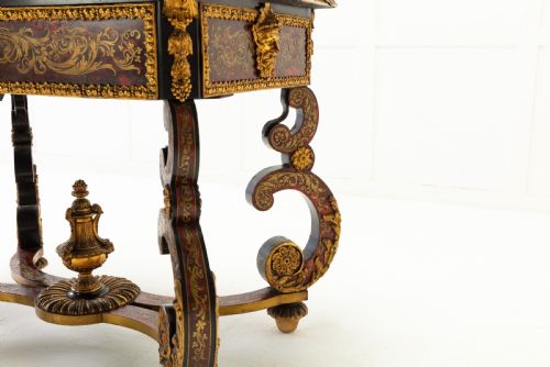19TH CENTURY FRENCH BOULLE BUREAU PLAT - ADDITIONAL PHOTO 7