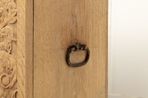 17TH CENTURY FLEMISH BLEACHED OAK CABINET - ADDITIONAL PHOTO 4
