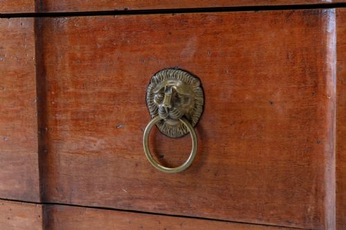 18TH CENTURY FRENCH WALNUT CHEST OF DRAWERS WITH MARBLE TOP - ADDITIONAL PHOTO 3