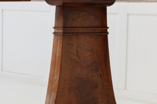 19TH CENTURY FRENCH MAHOGANY GURIDON WITH MARBLE TOP - ADDITIONAL PHOTO 2