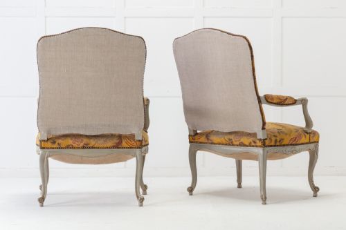 PAIR OF 1920S FRENCH PAINTED CHAIRS - ADDITIONAL PHOTO 10