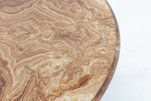 1940S ITALIAN TABLE WITH ONYX TOP - ADDITIONAL PHOTO 4