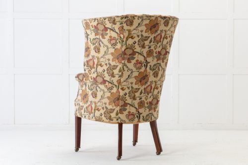 LATE 19TH CENTURY ENGLISH BARREL BACK ARMCHAIR - ADDITIONAL PHOTO 5