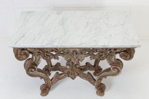 18TH CENTURY ITALIAN BAROQUE CONSOLE TABLE - ADDITIONAL PHOTO 6