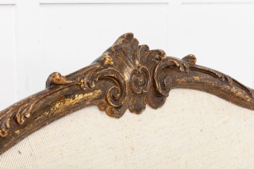 18TH CENTURY ITALIAN CARVED AND GILDED SOFA - ADDITIONAL PHOTO 3