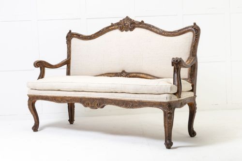 18TH CENTURY ITALIAN CARVED AND GILDED SOFA - ADDITIONAL PHOTO 6