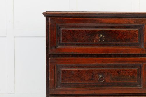 18TH CENTURY FAUX WOOD COMMODE - ADDITIONAL PHOTO 3