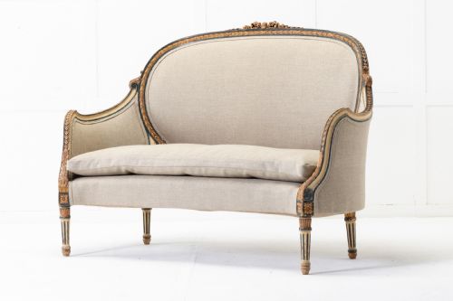 19TH CENTURY ITALIAN CARVED WOOD SOFA - ADDITIONAL PHOTO 7