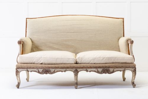 19th century french painted sofa - CATEGORY: ANTIQUE SOFAS - DATED 19TH CENTURY