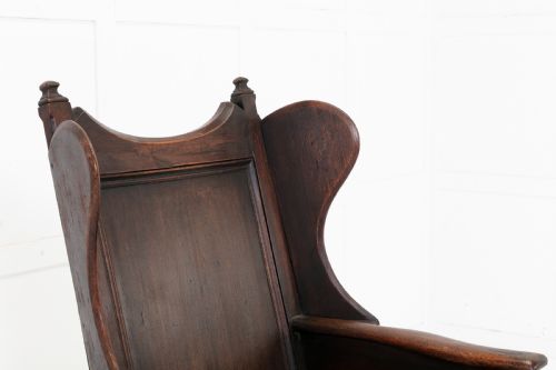 18TH CENTURY OAK ARMCHAIR - ADDITIONAL PHOTO 5