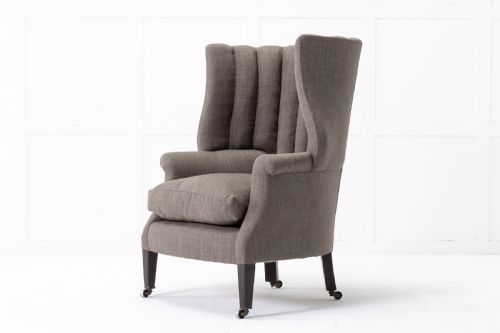 19TH CENTURY ENGLISH BARREL BACK ARMCHAIR - ADDITIONAL PHOTO 1