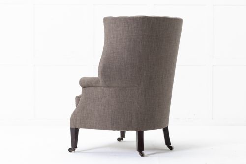 19TH CENTURY ENGLISH BARREL BACK ARMCHAIR - ADDITIONAL PHOTO 3