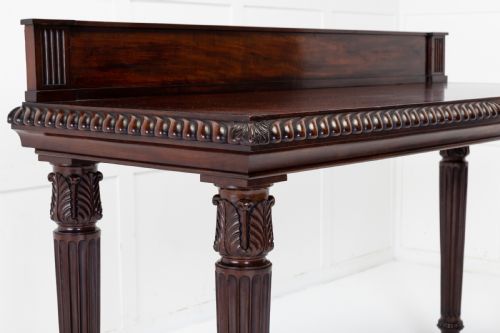 EARLY 19TH CENTURY REGENCY MAHOGANY SERVING TABLE - ADDITIONAL PHOTO 1