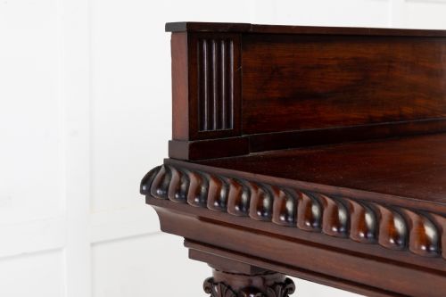 EARLY 19TH CENTURY REGENCY MAHOGANY SERVING TABLE - ADDITIONAL PHOTO 2